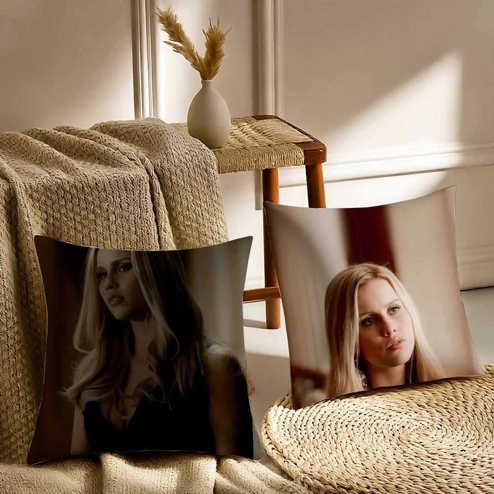 R-Rebekah Mikaelson Originals Cushion Cover Pillowcase Anti-Dustmite Living Room Sofa Decor Cushion Room