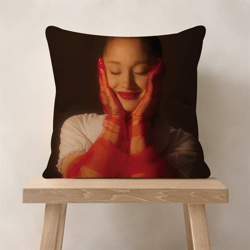 AAriana Hot Singer Grande Cushion Cover Car Throw Pillow Case For Sofa Car Christmas Gift