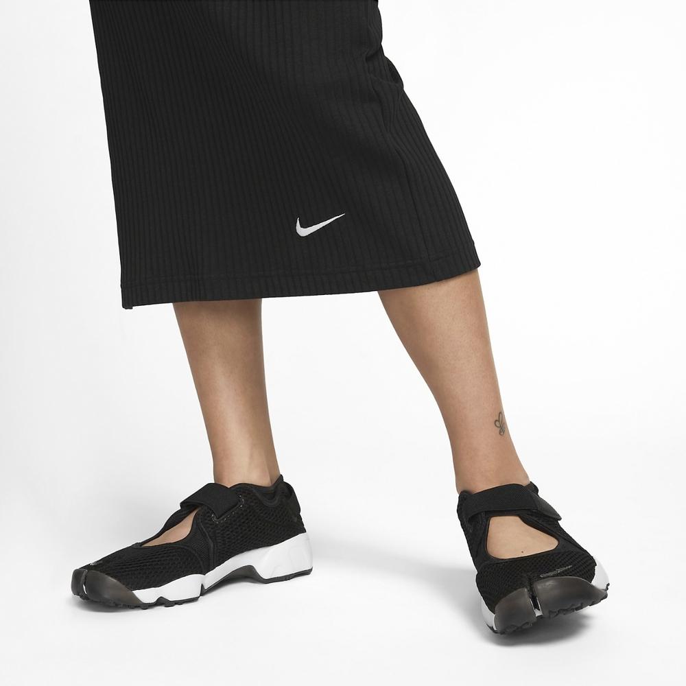 New Nike Sportswear As W Nsw Rib Jrsy Skirt Black DV7957-010