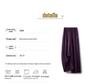 Women's Purple High-Waist Printed Wide Leg Sport Pants - Slimming Elastic Waist, Spring/Fall 2025 Collection