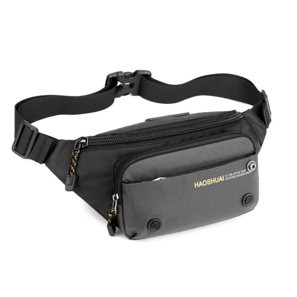 Multi-functional Men Waist Bag Multi-pocket Chest Bag Versatile Sports Fanny Pack  Climb