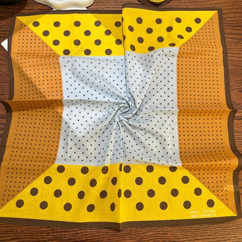 Spring and Autumn pure cotton 55cm small square scarf women's literary silk scarf versatile decorative scarf thin headscarf headband scarf