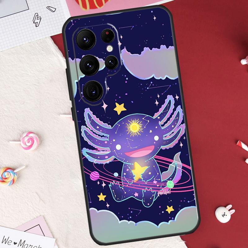 

Cute Animal Axolotl Case For Samsung Galaxy S25 FE S23 FE S20 S21 S22 S24 S25 S26 Ultra S10 S25 Plus Cover Shell Galaxy S23