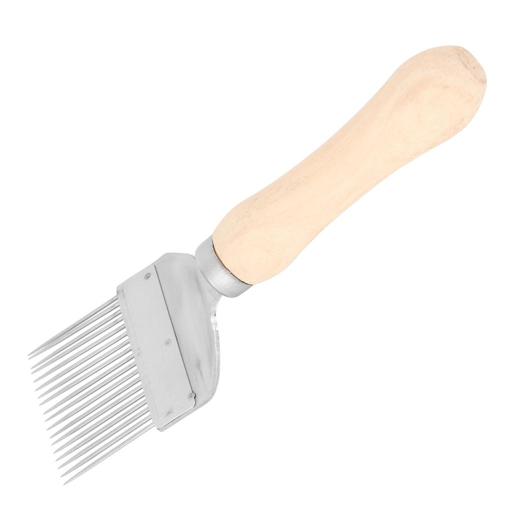 18 Tines Honey Cutter Stainless Steel Uncapping Knife Fork Shovel Beekeeping Tools