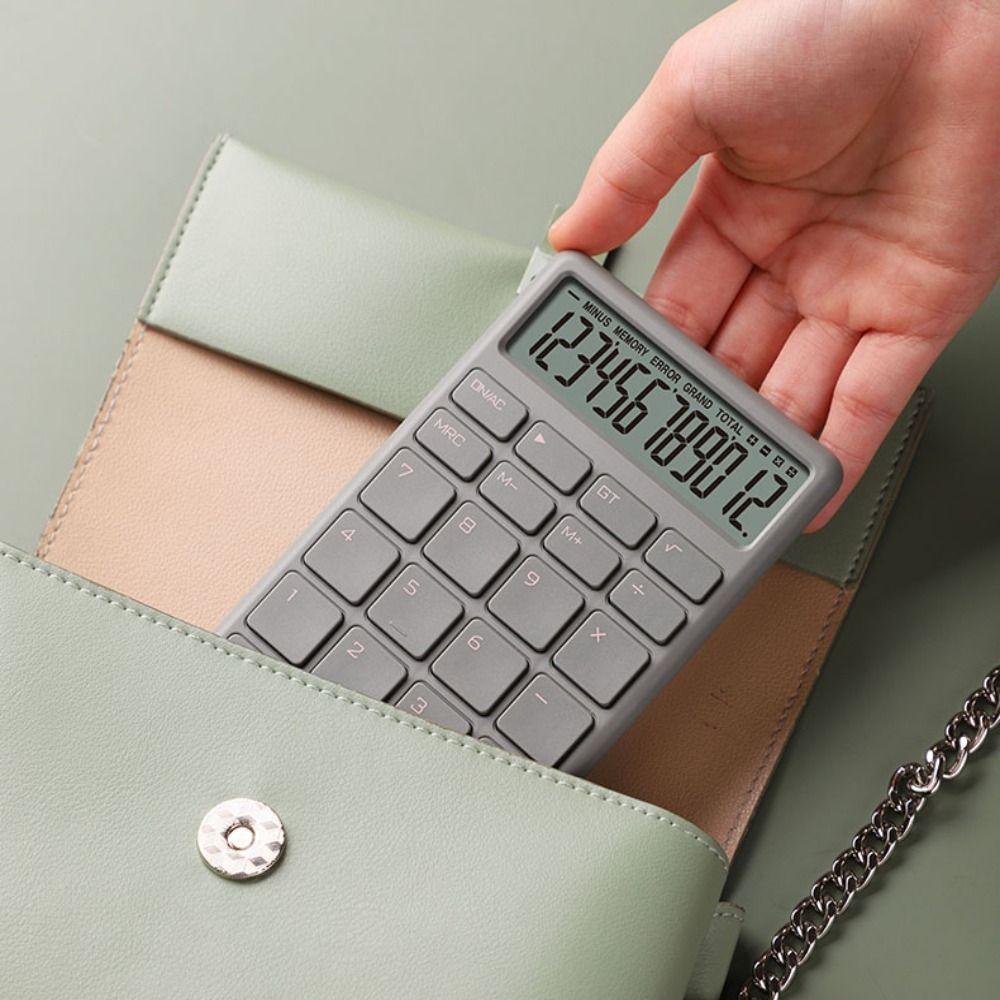 Draagbare studentenrekenmachine 12-cijferige elektronische rekenmachine Financiën en boekhouding