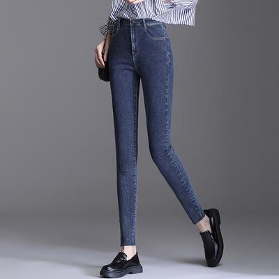 DIMANAF 2024 Autumn Women Jeans Pencil Pants Female Elastic Basic High Waist Trousers Fashion New Ninth Pants