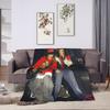 Tom kaulitz Bill Kaulitz  Flannel Blanket  Soft Warm Throw Blanket for Bedroom Camping Fluffy Bedspread Sofa Bed Cover