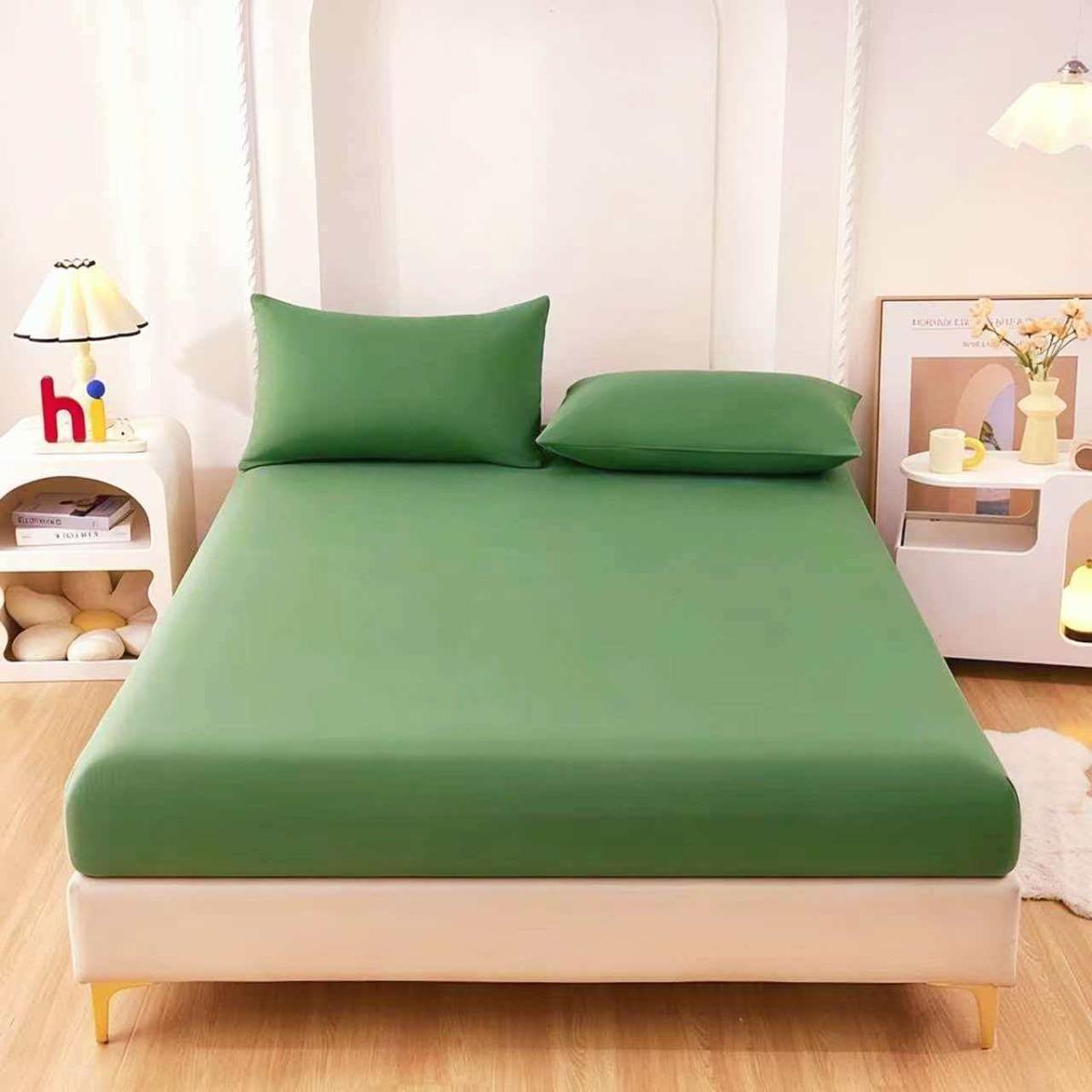 Summer Cool Bedsheet (excluding Pillowcase) Breathable, Mattress Protector, Wrinkle Resistant, Fade Resistant, Shrink Resistant, Machine Washable 90*200CM