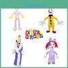 Le Cirque Numérique Incroyable Peluche Lapin en Peluche Adorable Clown Design Personnalisable