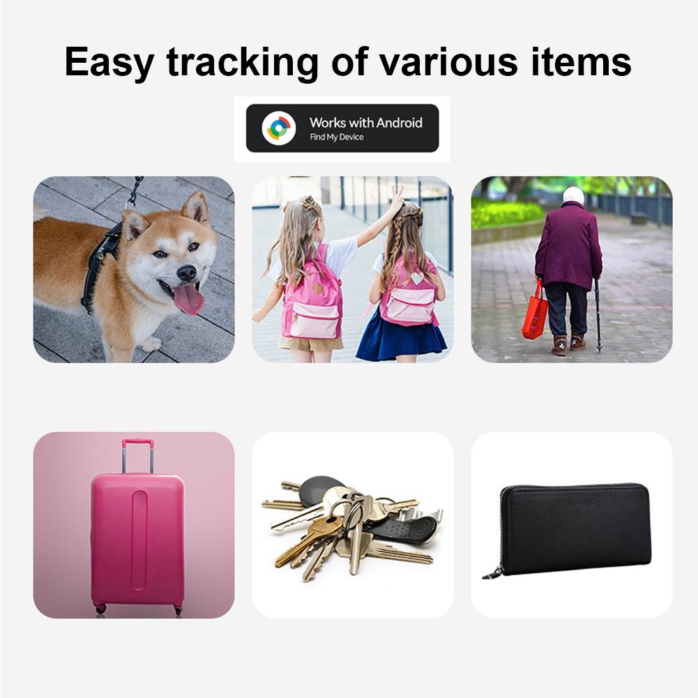 GPS Tracker for Android Pet Tracker Item Locator Wallet Tracker for Bags Luggage Pets & Backpack