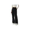Anta Comfortable Casual Simple High-Waisted Straight-Leg Sports Pants Women bottoms Basic-Black 962516501-4