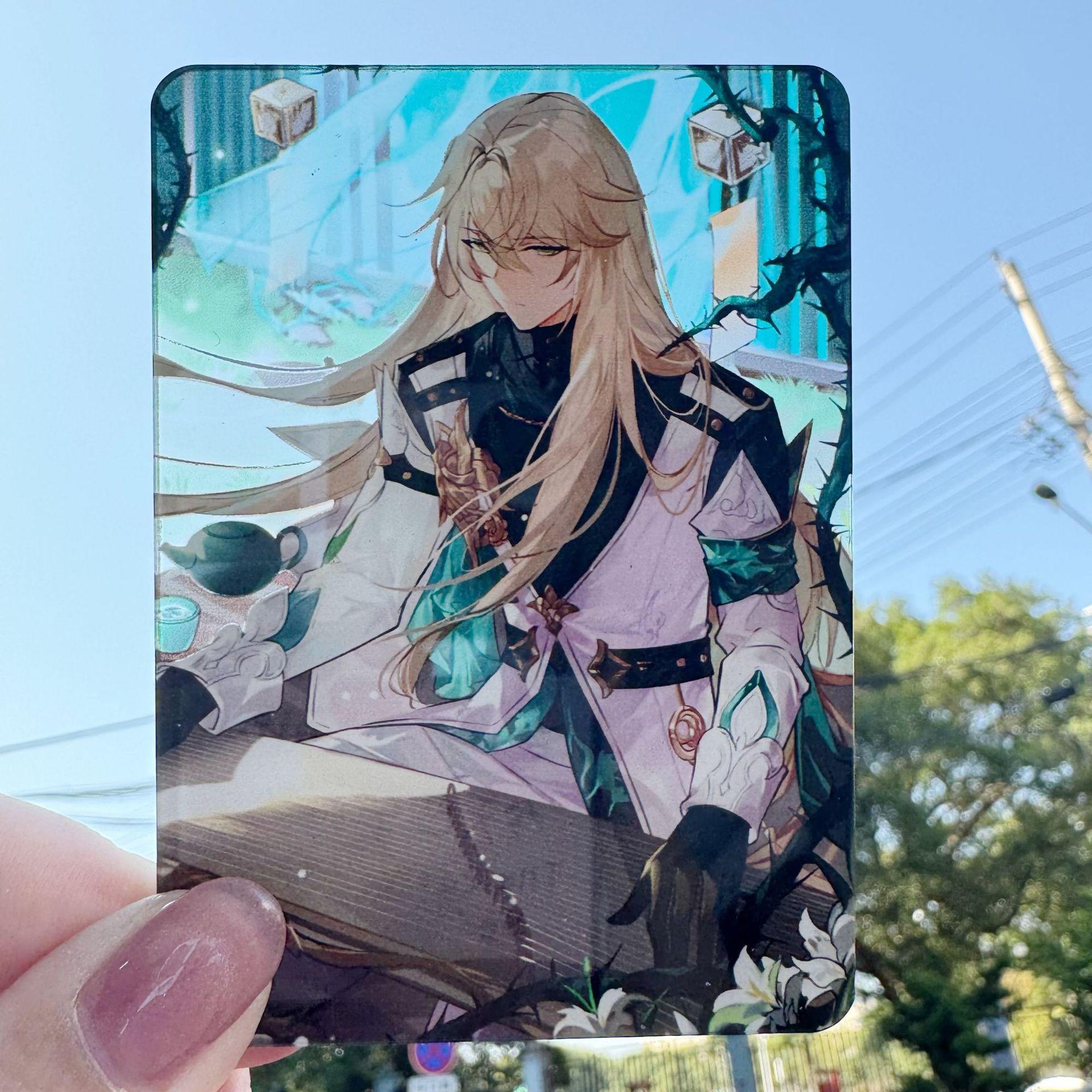 

Honkai Star Rail 3-дюймова картка Іскорки Ефіру - Містер. Авентурин Аніме Конвенція Есенціал