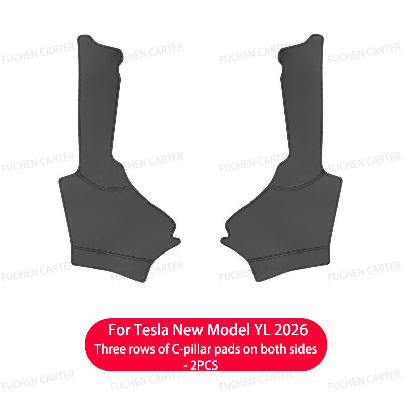 For Tesla ModelYL2026 LeatherTrunk Mat Full Coverage Waterproof Non-Slip Seat Backrest Protective Pad Cargo Liner Anti Dirty Mat