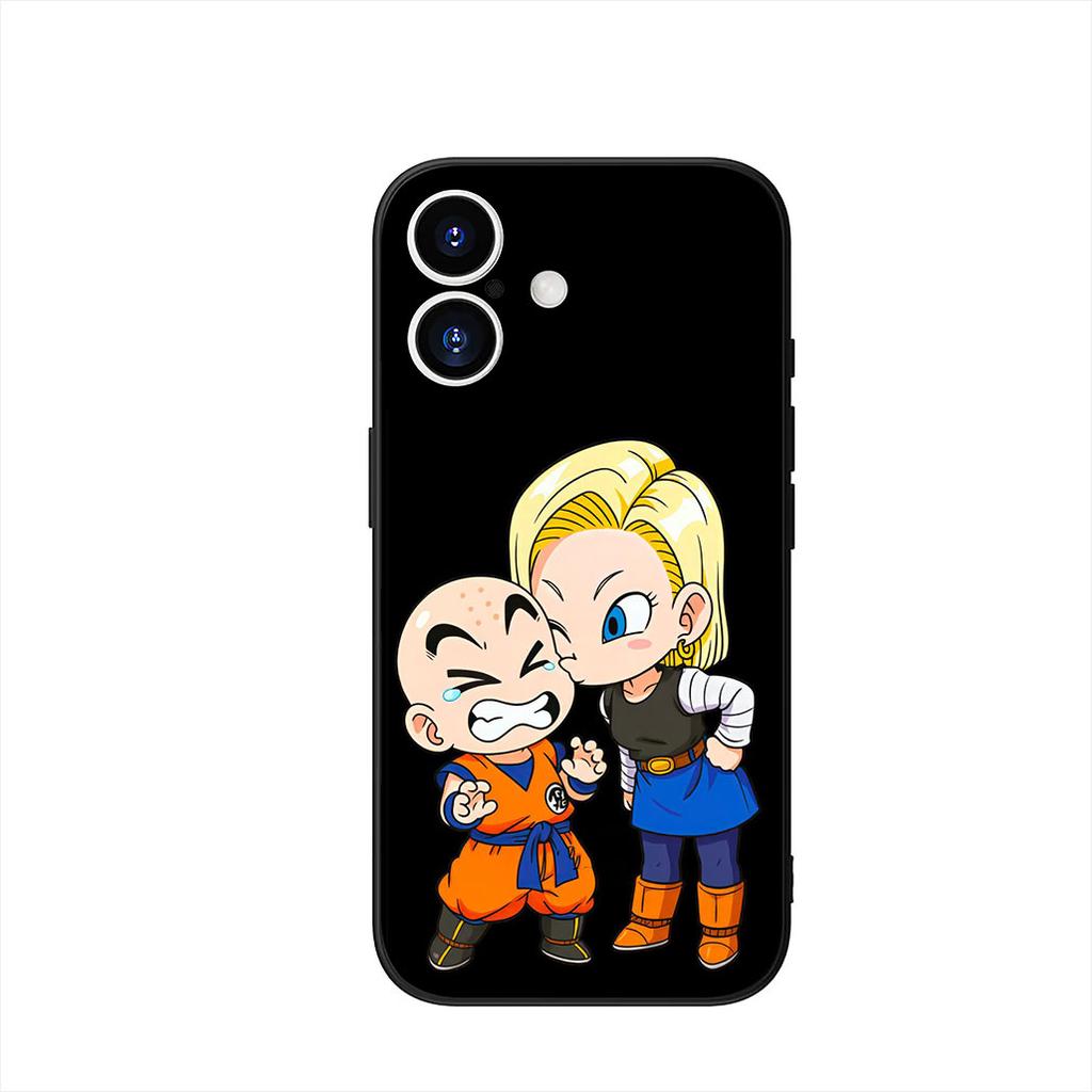 För Motorola Moto G04 G13 G14 g45 G23 G20 G32 G34 G35 G64 G82 G84 G53 G60 G72 E14 E15 Fodral Android 18 Dragon Gokus Boll krillin