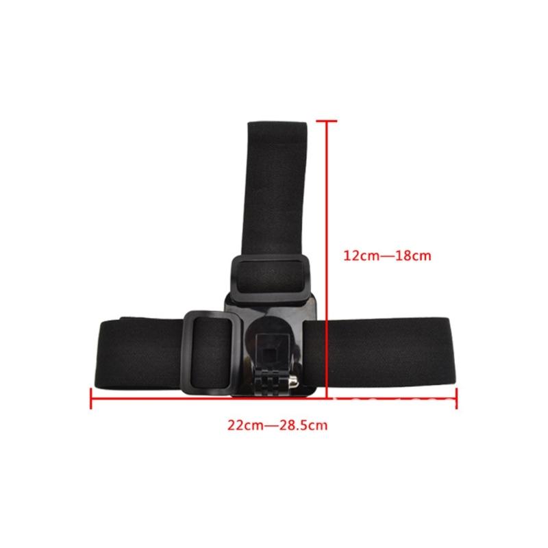 4 Piece Adjustable Universal Head Strap Phone Mount Set Secure Anti Shake Design Support for Sports and Live Streaming