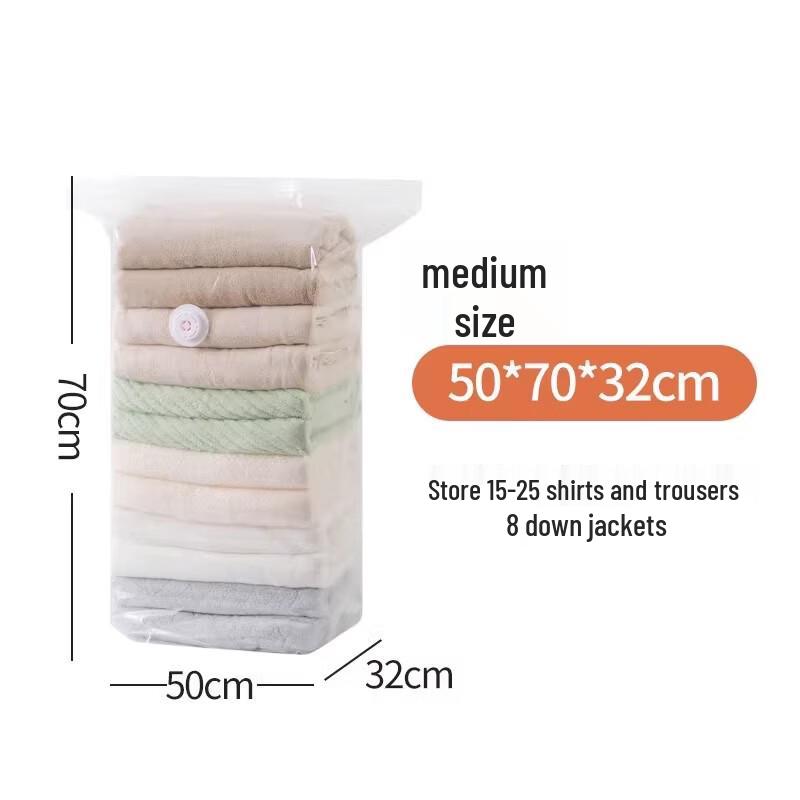 

Miao Jia Yi Pump-Free Vacuum Compression Storage Bags