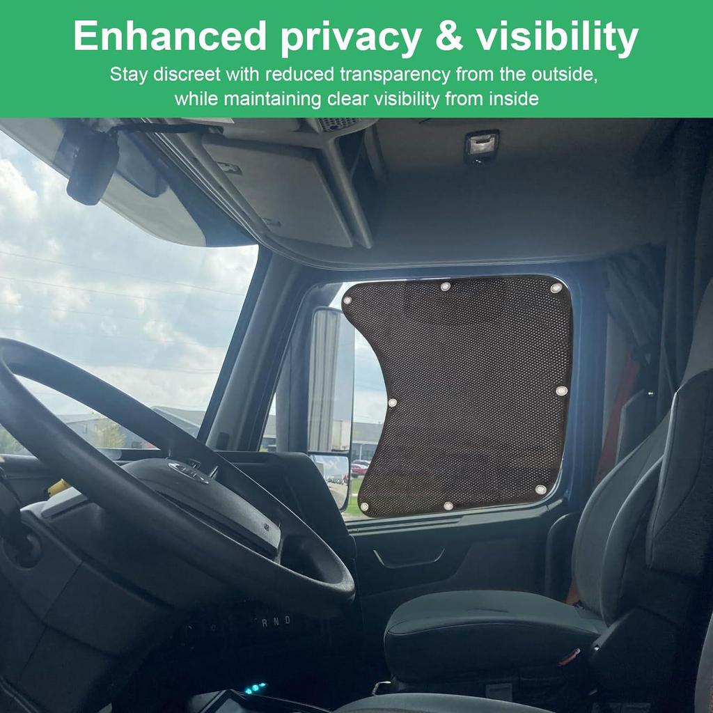 Universal Semi-Truck Sunshade - UV Protection, Easy Install