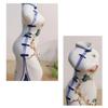 Handmade Hand-Painted Ceramic Qipao Vase – Chinese Style Home Decor Ornament