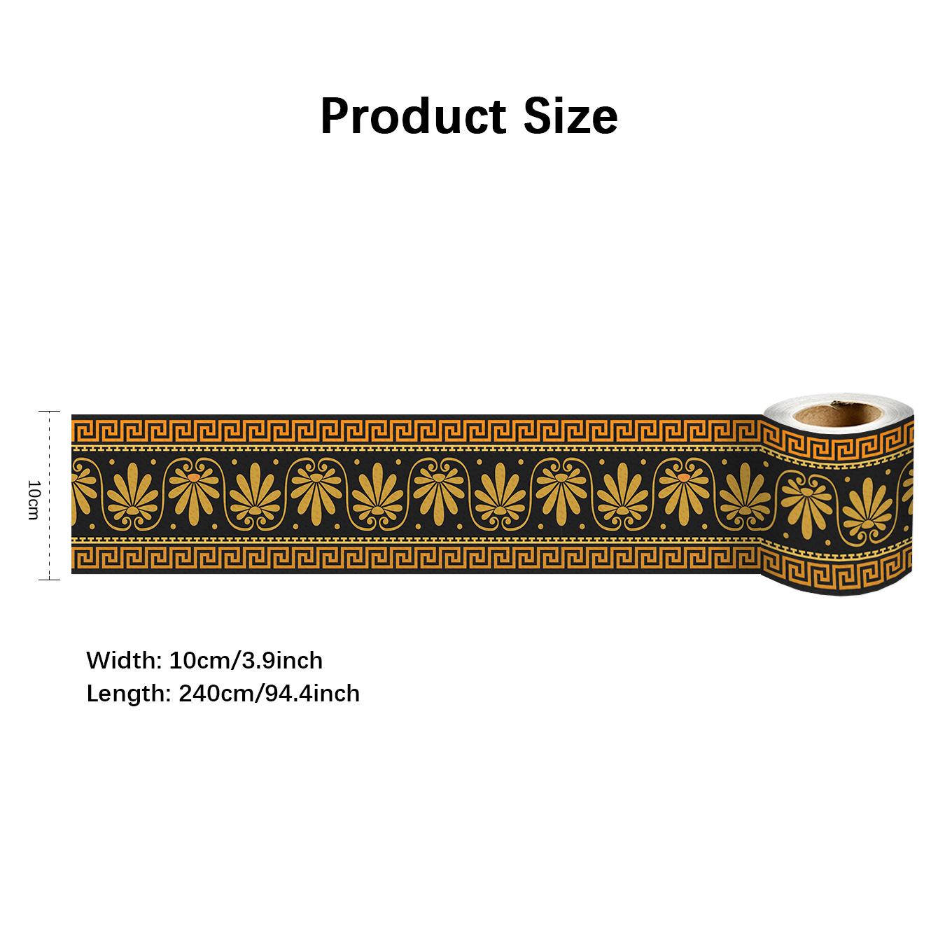 

Самоклеящаяся линия талии, декоративная полоса, плинтус для ванной комнаты, напольная плитка, водостойкая наклейка на стену, 10 см * 240 см