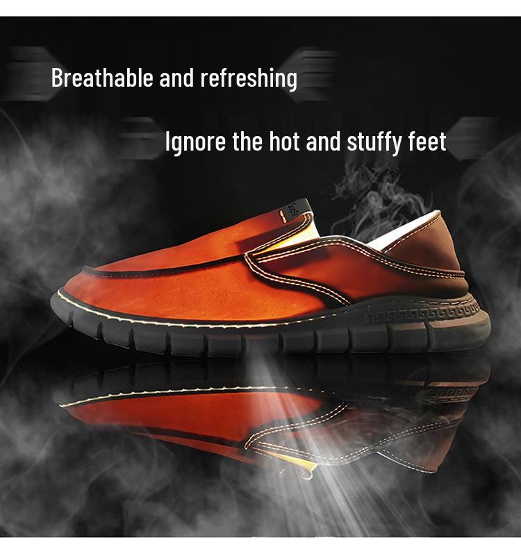 2023 Spring Men's Breathable Ice Silk Cloth Shoes - Fashionable, Comfortable, All-Match Korean Style