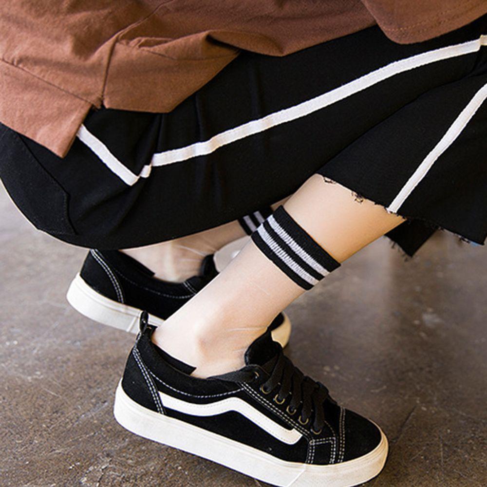 

Christmas Cute Thin Women Glass Silk Harajuku Rainbow Socks Ankle Socks Short Socks чёрный