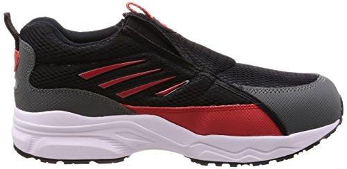 Mandom Safety 775 Slip-On Safety Shoes, Work Sneakers, Marugo Steel Toe Cap, JSAA Class A, Oil Resistant, Unisex, Adult, Black, Size 28.0 cm, 3E