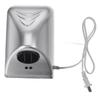 1000W Powerful Hand Dryer Hotel Commercial Bathroom Winding Hand Dryer Electric Automatic Induction Hands Drying Device Silver Grey
