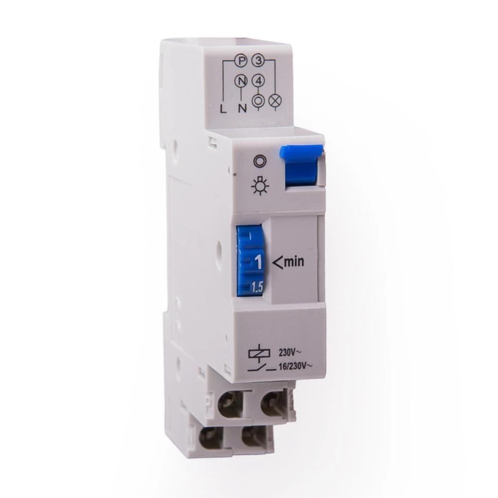 

Stair Light Timer Switch For Door Lights 230V 16A DIN Rail Mount Timer Relay With Adjustable 30 Second To 20 Minute Delay China Mainland