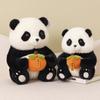 Chengdu Panda Cute Plush Toy Soft Short Fur Stuffed Animal For Children Play