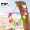 Boho Island Style Jewelry Ocean Charm Bracelet for Women, Colorful Scrolled Shell Adjustable Anklet Women Bracelet, Summer Beach Holiday Vacation