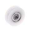 1Pcs 3*13.5*4.3Mm U-Shaped Bearing Roller 693 Bearing Moving Pulley Rubber Roller Mute Elasticity Roller Pulley