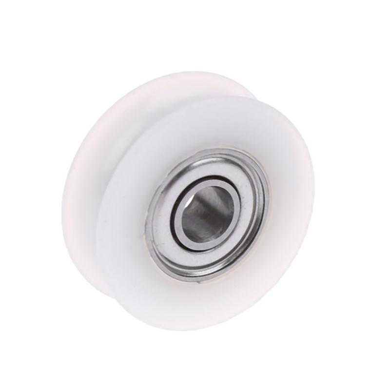 1Pcs 3*13.5*4.3Mm U-Shaped Bearing Roller 693 Bearing Moving Pulley Rubber Roller Mute Elasticity Roller Pulley
