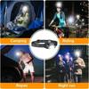 LED Sensor Headlight Strong Light Headlamp Rechargeable Head Flashlight COB Work Light Outdoor Camping Fishing Sensor Headlight