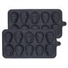 3D Skull Ice Cube Mold Chocolate Fondant Maker Non-stick Easy Release Tray Different Shapes Candy Shaping Mould
