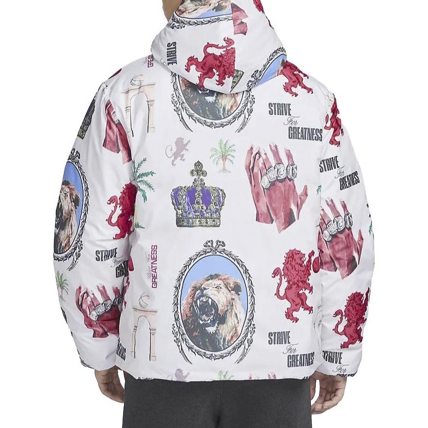 Nike Jackets Men's White Hooded Non Detachable Moderate Other FB6975-030