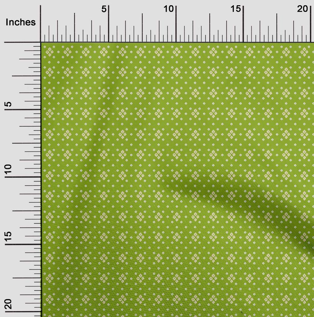 oneOone Cotton Flex Carmine Red Fabric Small Motif Bandhani Quilting Supplies Print Sewing Fabric By The Yard 40 Inch