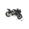 Spray 1/6 Scale Kawasaki H2R H2 Motorcycle Model Ignitable Metal Motorcycle Toy Boy Man Simulation Alloy Ornamental Gift