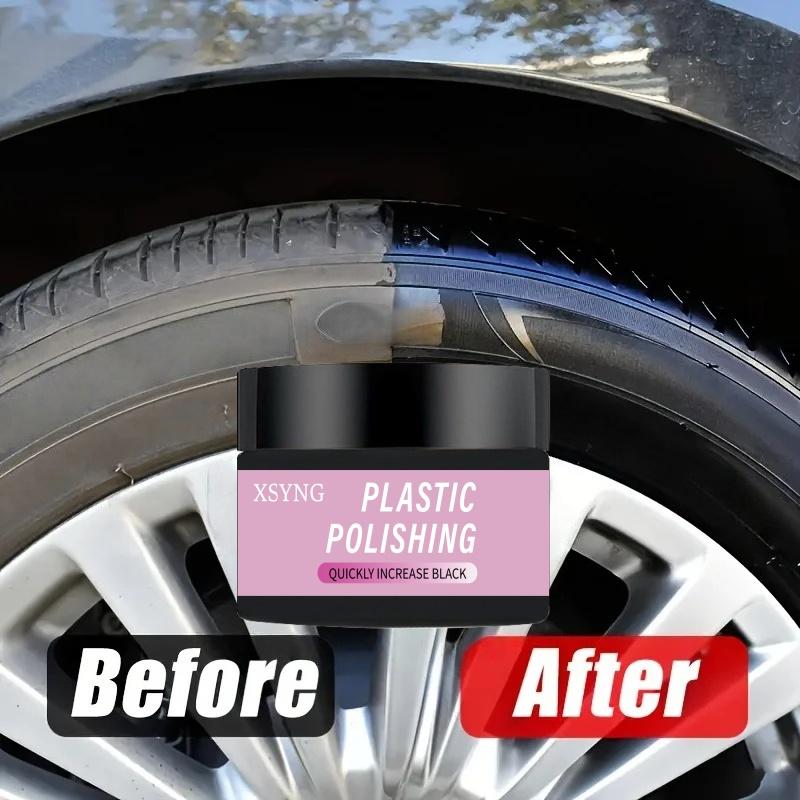 Crystal clear coating car plastic repair wax - repair plastic, rubber, sparkling interior and exterior decoration