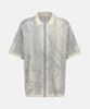Sun Love Jacquard Full Zip Knit Polo Beige