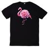 T-Shirt Rosa Blumen Flamingo MotivWird in neuem Fenster oder Tab geöffnet