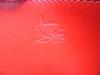 Authentic Christian Louboutin By My Side Red Leather Round Zip Wallet #b248  Seller Refurbished