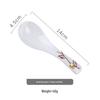 Hand-painted Japanese Ceramic Spoon – Creative Tableware for Home and Hotel, Long Handle, Underglaze Color, Ideal for Rice and Soup