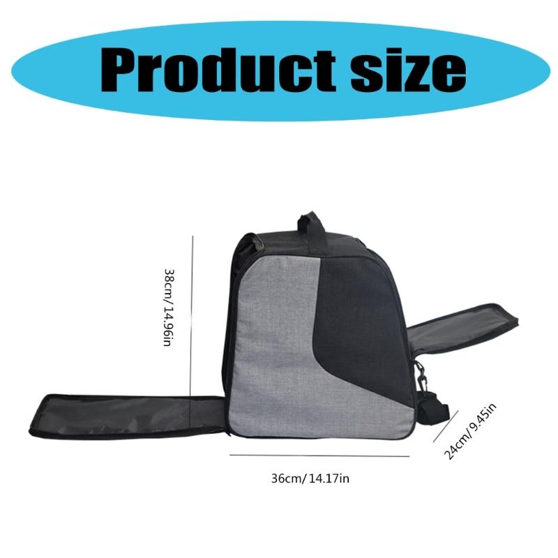 Large Capacity Snowproof Ski Boot Bag Portable Ski Helmets Gloves Bag Waterproofs Travel Ski Bag Outdoor Sports Supplies