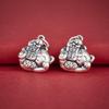 999 Sterling Silver Beckoning Cat Pendant - Good Luck Charm Necklace Accessories