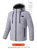Heated Unisex USB Hooded Winter Jacket with Constant Temperature