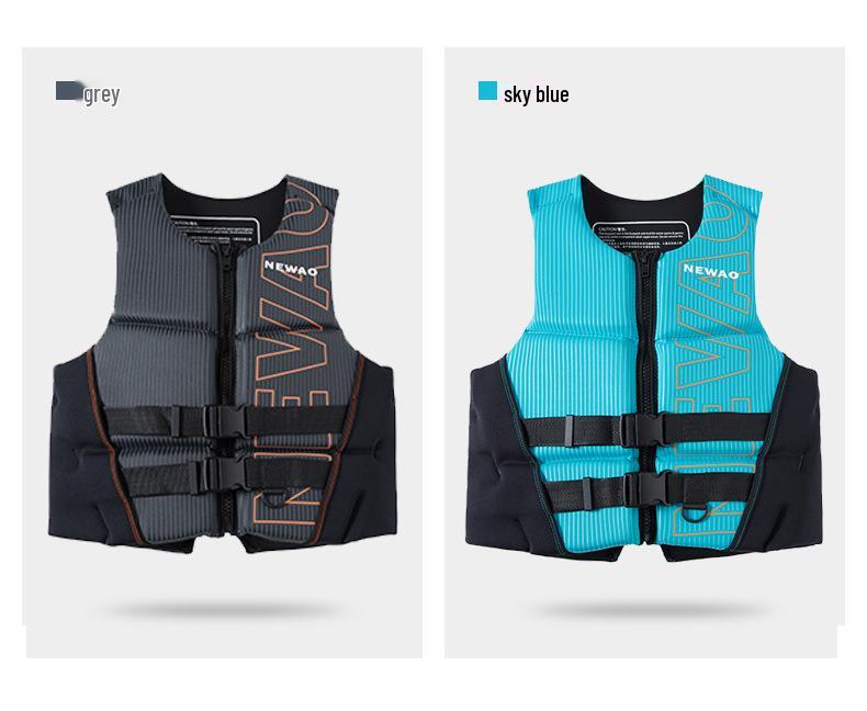 Adult Life Jacket Buoyancy Vest for Snorkeling, Fishing, Motorboating, and Swimming - Anti-Collision and Warm, 2021 Model