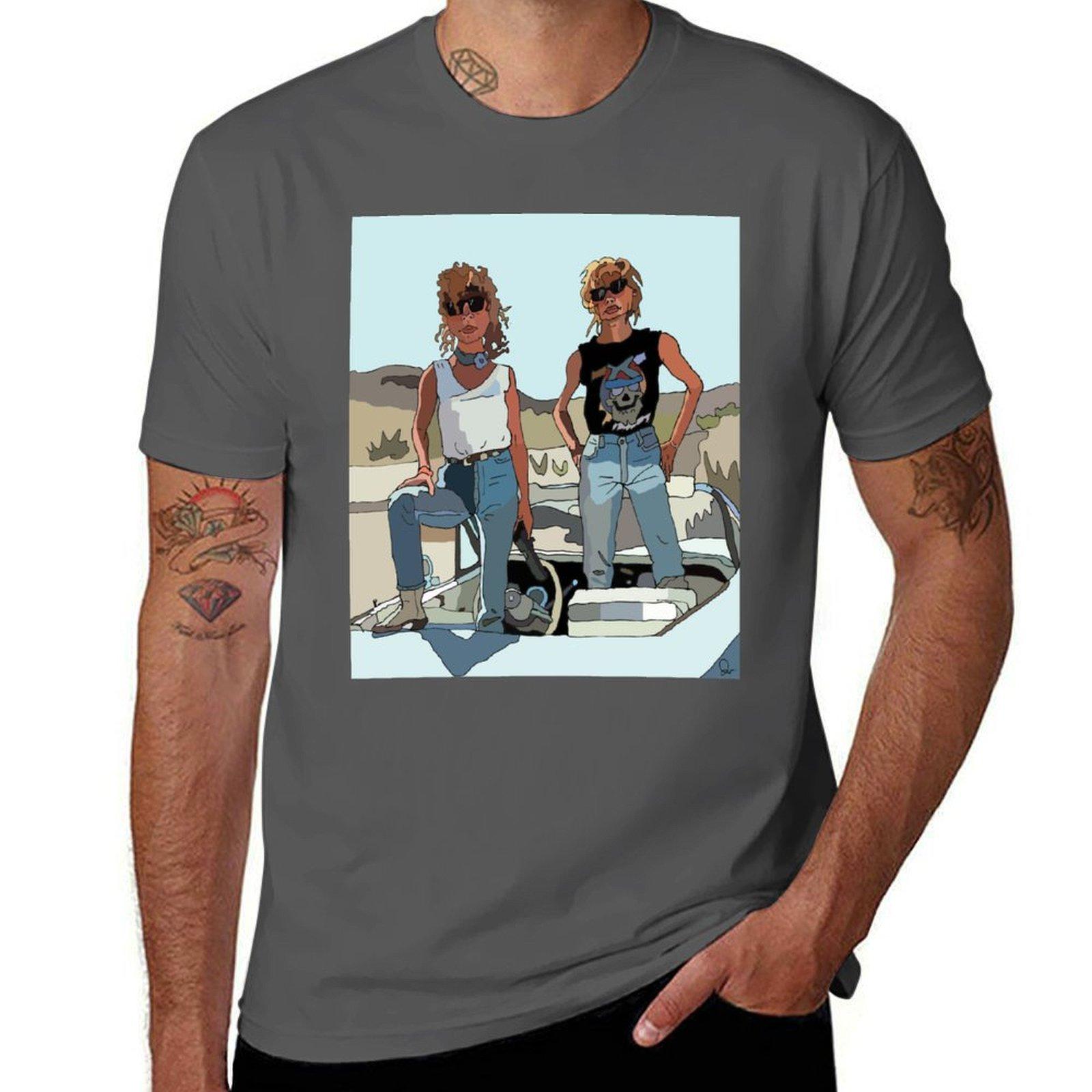 

Thelma and Louise T-Shirt t shirt man designer man t shirt cotton high quality T-Shirt 4XL