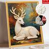 Pearl DIY Art Painting Majestic Deer Handcrafted Picture Indoor Wall Ornament Relaxing Leisure Hobby Exquisite Home Decor Gift