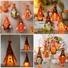 Cozy Harvest Festival Decorative Thanksgiving Gnome Figurine With Light Up Features