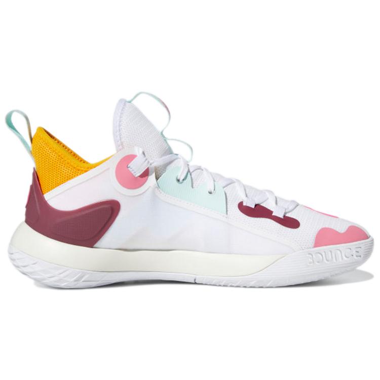 adidas Harden Stepback 2 'Alb Semi Auriu Solar' (Unisex) Pantofi de baschet Cloud White / Semi Solar Gold / Halo Mint GV7710